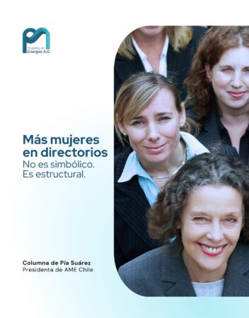 Presidenta de AME publica columna sobre el impacto de la ley de paridad en directorios en el sector energético